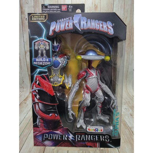 Saban's Power Rangers Legacy Collection Alpha 5 Figure BAF Toys R Us Exclusive - Picture 1 of 6